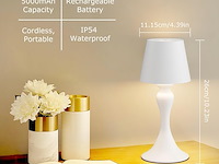 Irotine witte tafellamp (2 stuks) - afbeelding 5 van  6