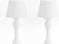 Irotine witte tafellamp (2 stuks) - afbeelding 1 van  6