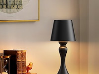 Irotine zwarte tafellamp (2 stuks) - afbeelding 2 van  6