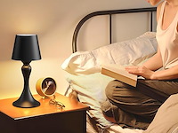 Irotine zwarte tafellamp (2 stuks) - afbeelding 3 van  6