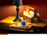 Irotine zwarte tafellamp (2 stuks) - afbeelding 4 van  6