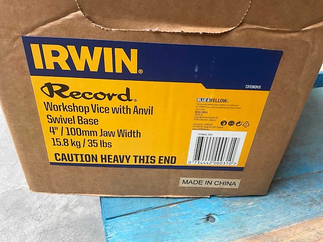 Irwin bankschroef 4” / 100 mm - afbeelding 1 van  1