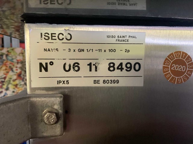 Iseco 06 11 8490 warmhoudkast - afbeelding 3 van  3