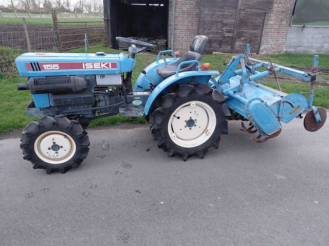 Iseki - tx155 - iseki tx155 mini tractor 4wd with rotavator - afbeelding 8 van  16