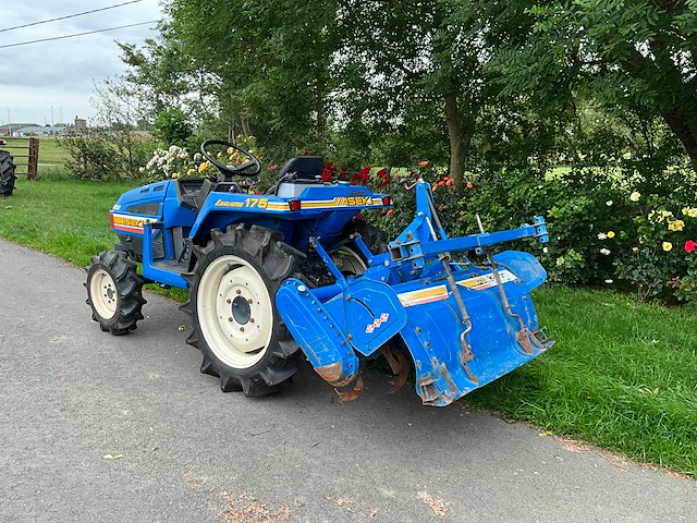 Iseki landhope 175 minitractor + grondfrees - afbeelding 22 van  24