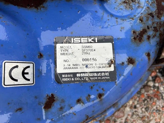Iseki sf310 iseki sf310 diesel 31pk 4x4 - afbeelding 6 van  9