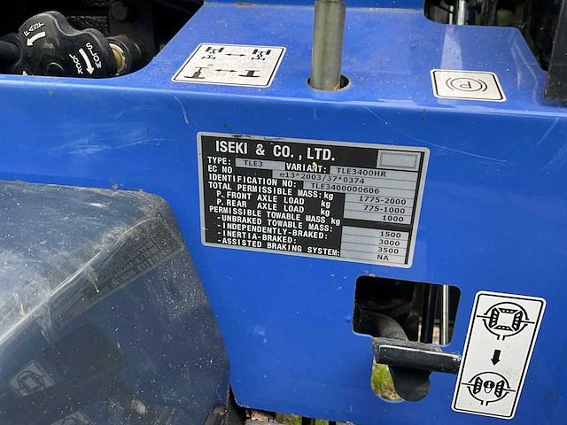 Iseki tle 3400 - afbeelding 3 van  24