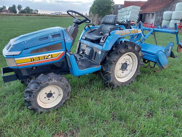 Iseki tu 165 minitractor + grondfrees - afbeelding 1 van  24
