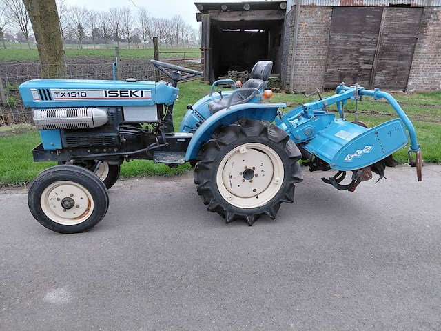 Iseki tx1510 met grondfrees - afbeelding 9 van  16