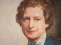 Isidoor opsomer (1878-1967), portrait of a man, oil on canvas 55 x 46 cm. (21.64 x 18.10 in.), frame: 80 x 70 cm. (31 1/2 x 27.55 in.) - afbeelding 4 van  5