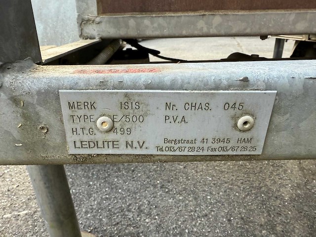Isis - 1999 - ledlite - e500 - aanhangwagen - afbeelding 5 van  13