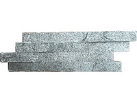 Island stone cladding rustic silver 29x10 cm - natuursteen strips 20m² - afbeelding 1 van  1