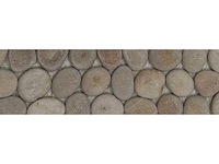 Island stone pebble perfect french tan 10x31,5 cm - natuursteen fries 66 stuks - afbeelding 1 van  1