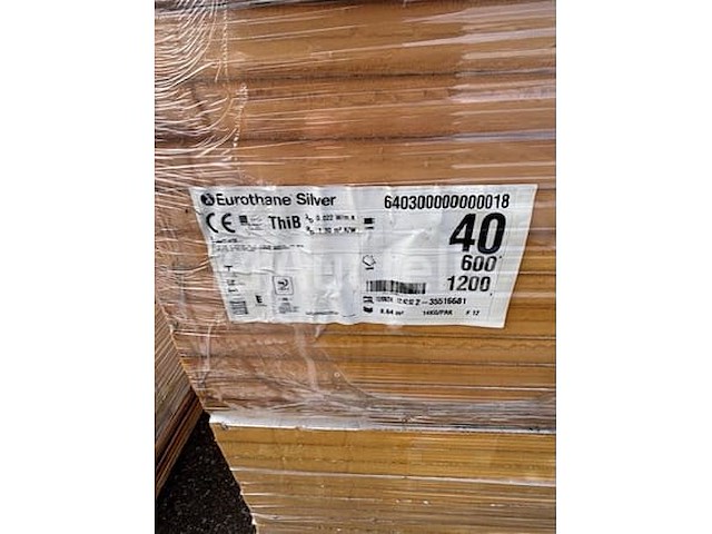 Isolatieplaten - rectikel - eurothane zilver - afbeelding 1 van  4