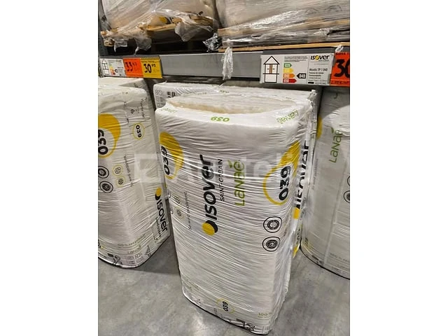 Isover akustic tp 1 lanaé thermische geleidbaarheid 040 scheidingspaneel voor lichtgewicht scheidingswanden 1250 mm x 625 mm x 100 mm: 50 m² - afbeelding 4 van  5