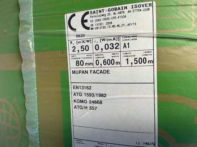 Isover g3 mupan facade isolatie - afbeelding 3 van  3