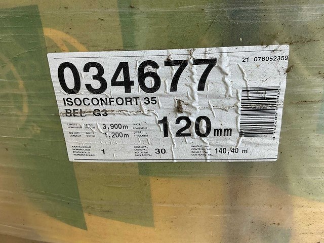 Isover isoconfort isolatie op rol (52x) - afbeelding 4 van  5