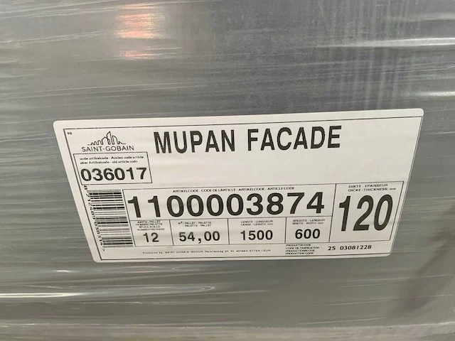 Isover mupan facade isolatiemateriaal - afbeelding 3 van  3