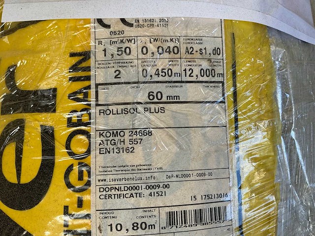 Isover rollisol plus isolatie - afbeelding 3 van  4
