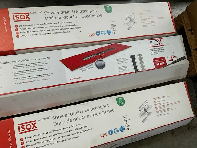 Isox i-drain douchegoot (3x) - afbeelding 4 van  4