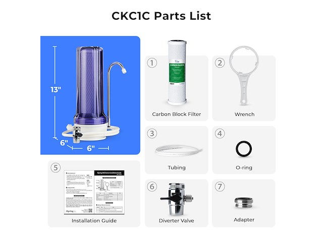 Ispring ckc1c filtratie - afbeelding 3 van  6