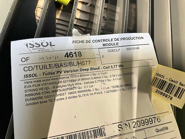 Issol deep black zonnepanelen (100x) - afbeelding 6 van  7