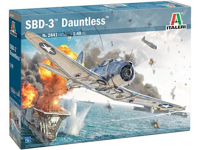 Italeri modelbouwpakket 2841 douglas sbd-3 dauntless wwii - afbeelding 1 van  1