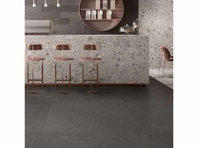 Italgraniti silver grain dark vloertegel 80x80 cm 102,4 m² - afbeelding 5 van  6