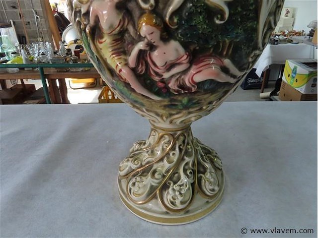 Italiaanse dekselvaas - afbeelding 3 van  4