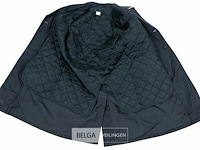 Italiaanse leger trench coat marineblauw met losse binnenvoering maat small - afbeelding 3 van  3