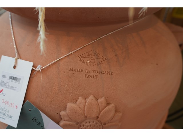 Italiaanse terracotta bloempot classico met grepen | 52×60 cm - afbeelding 3 van  7