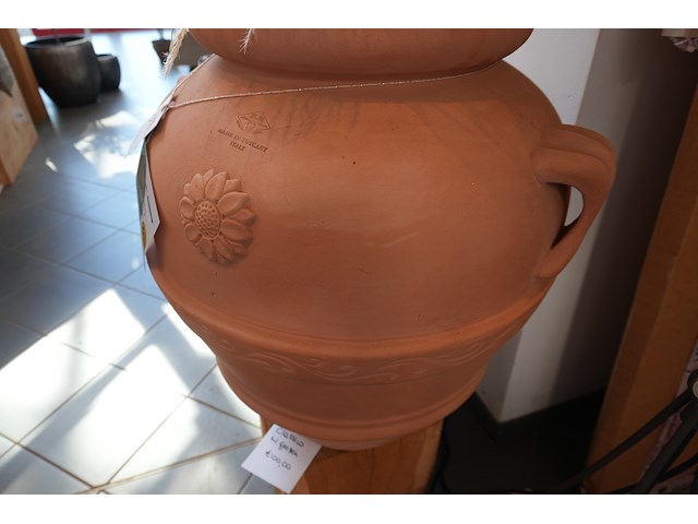 Italiaanse terracotta bloempot classico met grepen | 52×60 cm - afbeelding 4 van  7