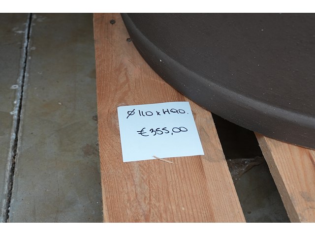 Italiaanse terracotta bloempot – vorstbestendig | ø110 cm - afbeelding 2 van  4