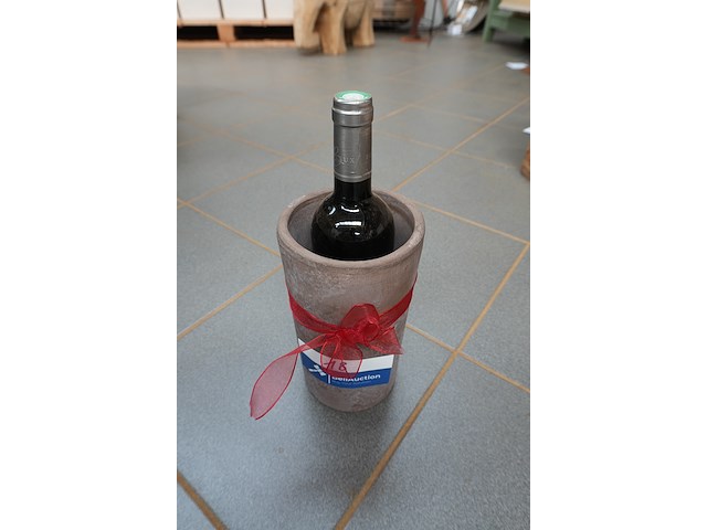 Italiaanse terracotta wijnkoeler etr klein - afbeelding 2 van  4