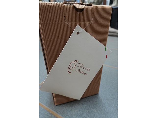 Italiaanse terracotta wijnkoeler etr klein - afbeelding 6 van  7