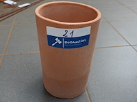 Italiaanse terracotta wijnkoeler gal groot - afbeelding 2 van  4