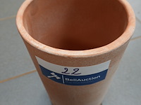 Italiaanse terracotta wijnkoeler gal groot - afbeelding 2 van  5