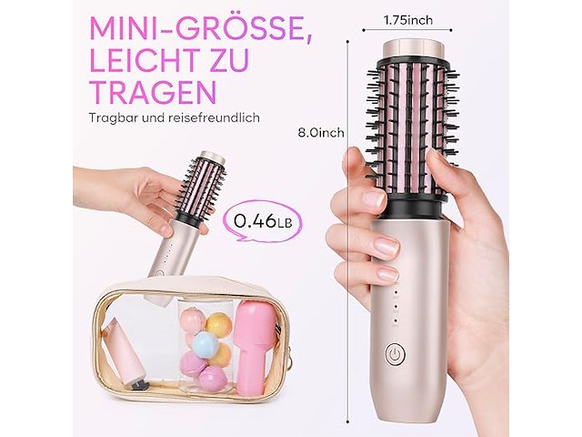 Itayga draadloze krultangborstel - afbeelding 3 van  4