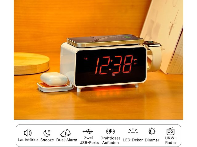 Itoma wekkerradio - afbeelding 3 van  4