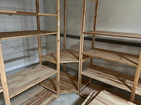 Ivar wandrek – modulair houten rekken (lot) - afbeelding 1 van  35