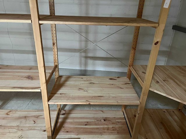 Ivar wandrek – modulair houten rekken (lot) - afbeelding 2 van  35