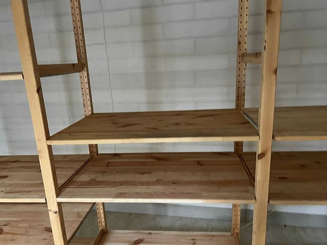 Ivar wandrek – modulair houten rekken (lot) - afbeelding 4 van  35