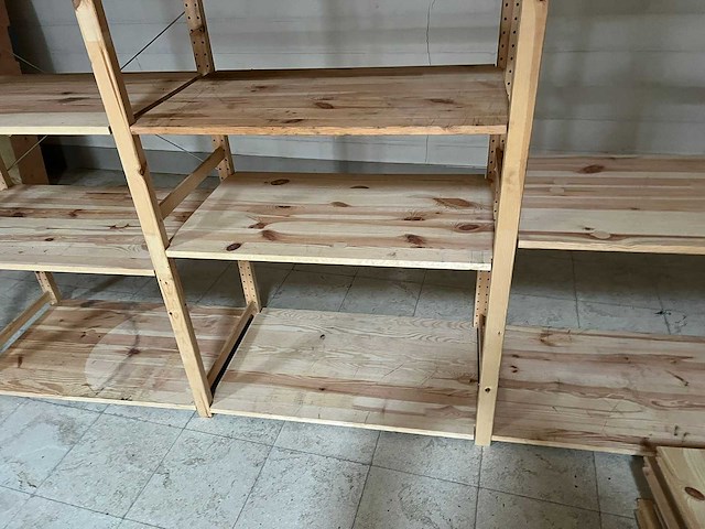 Ivar wandrek – modulair houten rekken (lot) - afbeelding 6 van  35