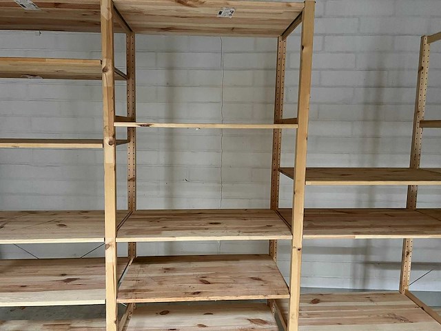 Ivar wandrek – modulair houten rekken (lot) - afbeelding 7 van  35