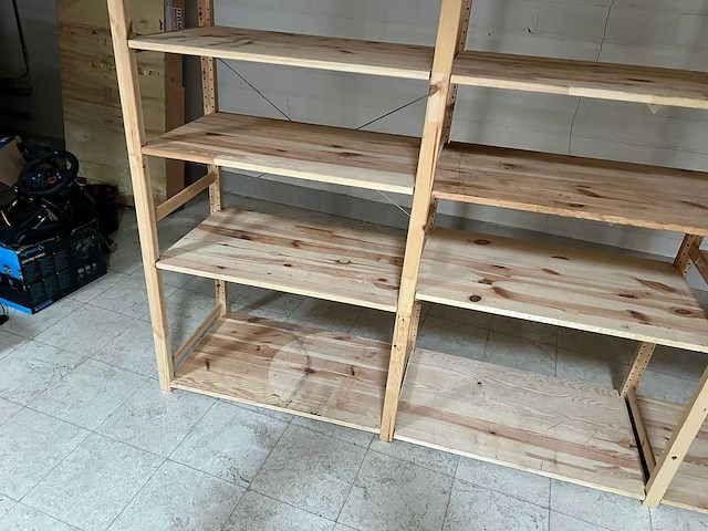 Ivar wandrek – modulair houten rekken (lot) - afbeelding 9 van  35