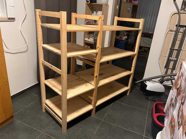 Ivar wandrek – modulair houten rekken (lot) - afbeelding 25 van  35