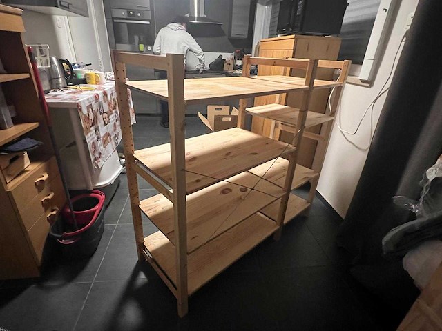 Ivar wandrek – modulair houten rekken (lot) - afbeelding 28 van  35