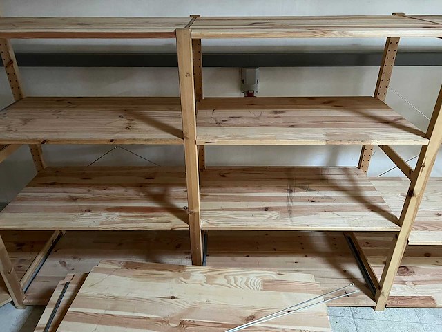Ivar wandrek – modulair houten rekken (lot) - afbeelding 34 van  35