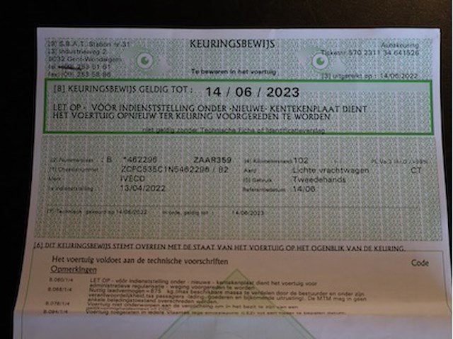 Iveco - zcfc535c1n5462296 - 2022 - afbeelding 14 van  23