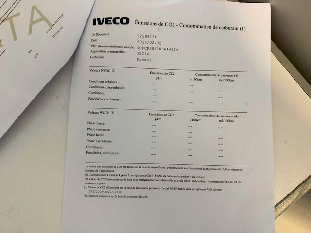 Iveco 35c14 dubbele cabine daily bedrijfswagen - afbeelding 27 van  34